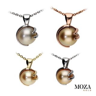 Zlaté prívesky z pravých perál.